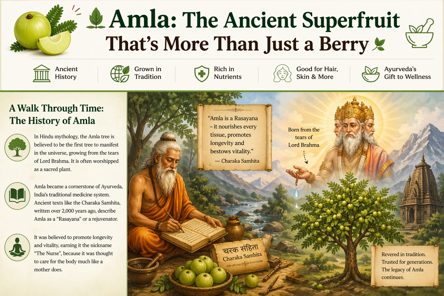 🌿 Amla: The Ancient Superfruit That’s More Than Just a Berry