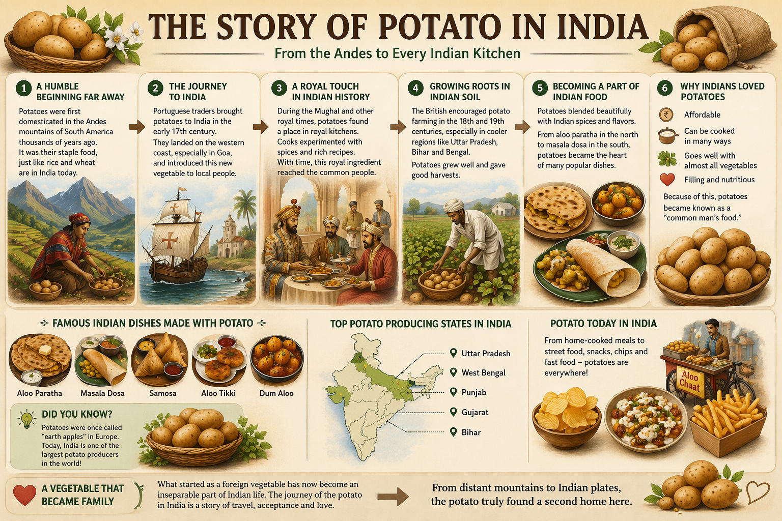 The Story of Potato in India