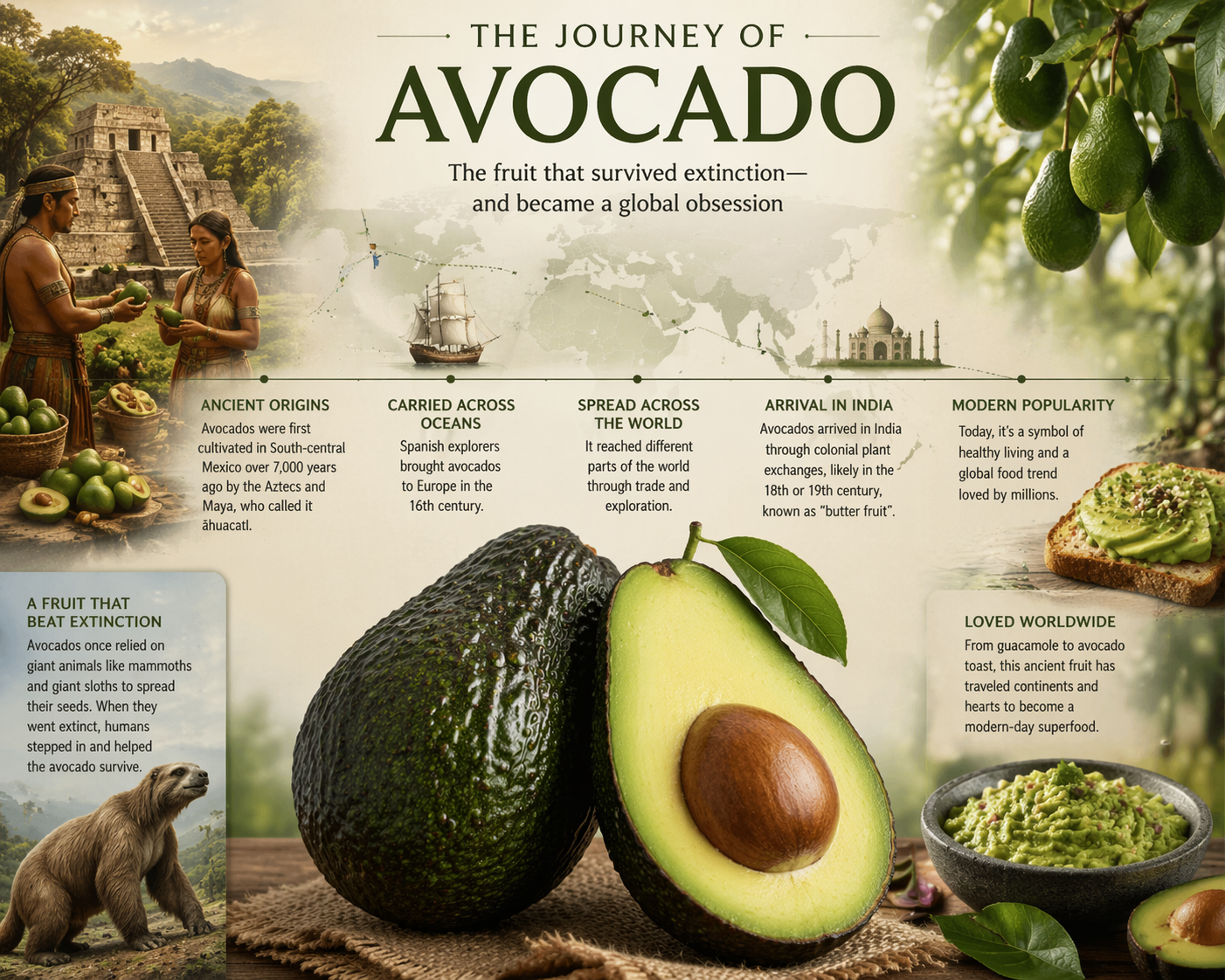 The Journey of the Avocado to India