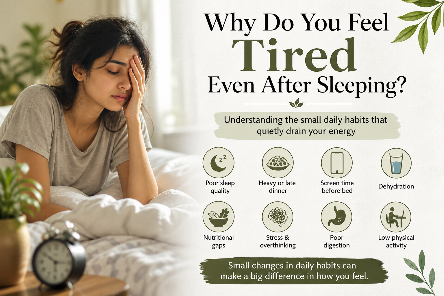 Why Do You Feel Tired Even After Sleeping?